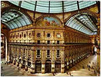 艾曼纽二世回廊 galleria vittorio emanuele ii